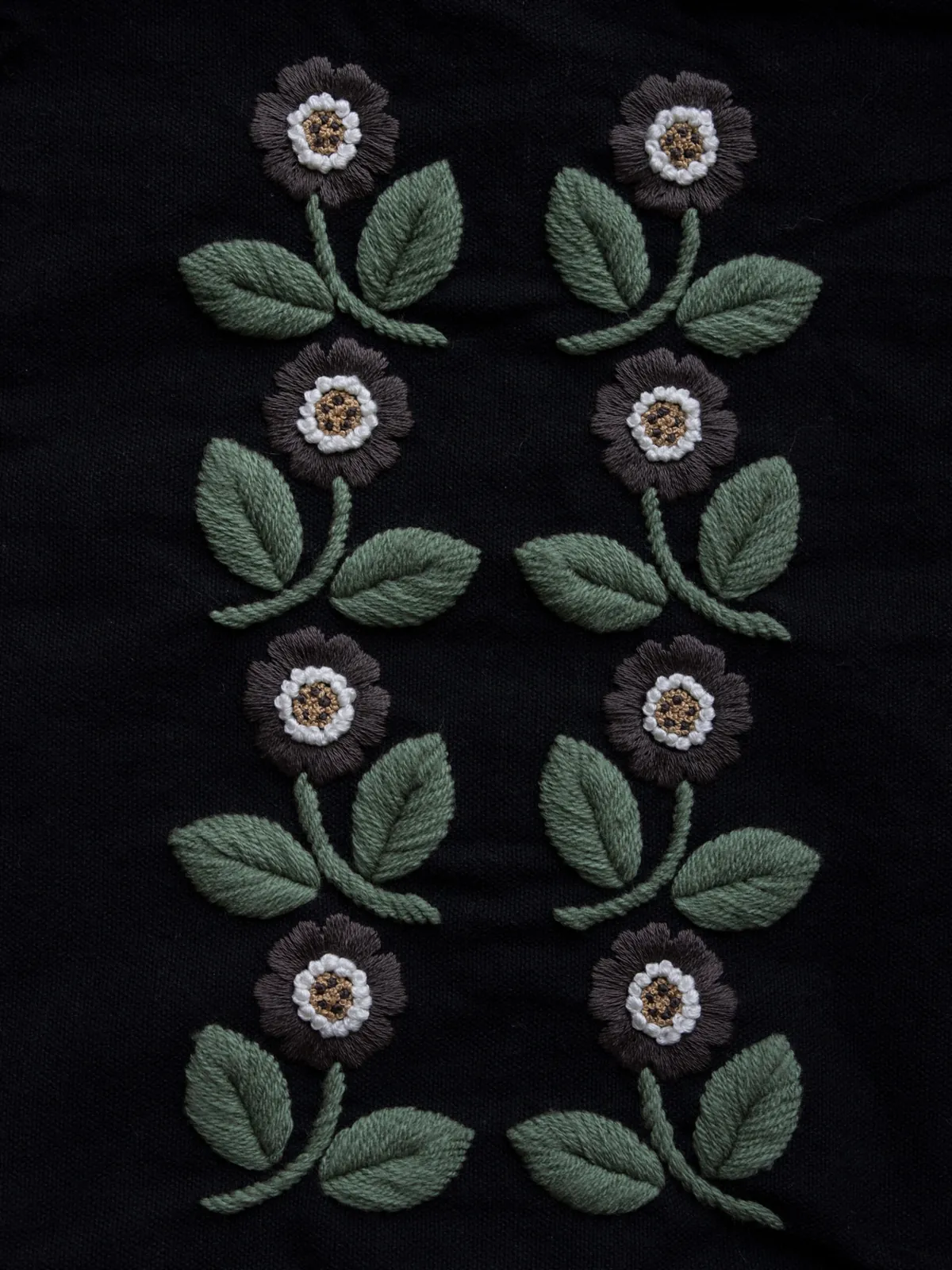 The Hand-Stitched Flora Canvas Tote